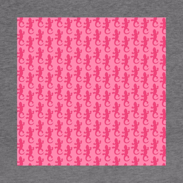 Lizard Pink Pattern Big by XOOXOO